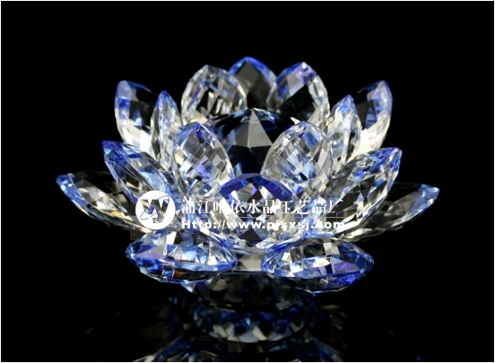 水晶莲花 水晶莲花灯 水晶佛具用品